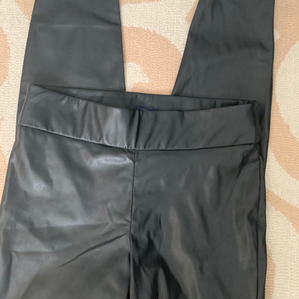 J. Crew faux leather leggings